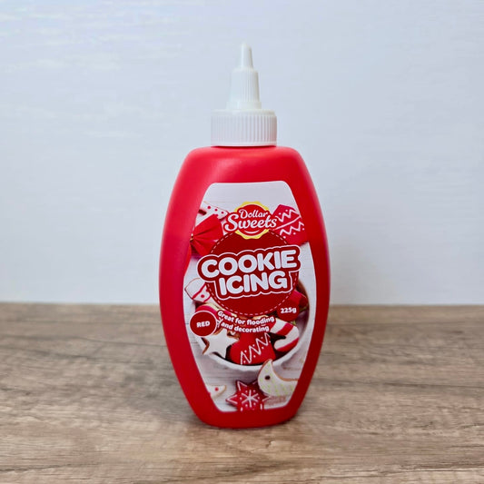 Dollar Sweets 糖霜筆/即用糖霜 - 白色/紅色 (225克) Dollar Sweets Cookie Icing - White/Red (225g)