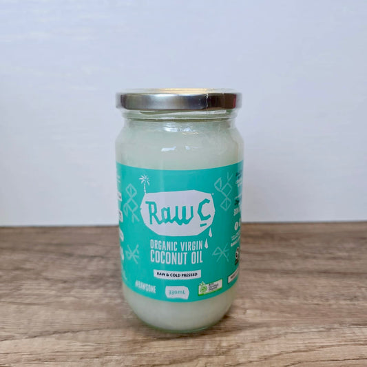Raw C有機初榨椰子油 - 可烘焙/煮食 (330毫升) Raw C Organic Virgin Coconut Oil (330ml)