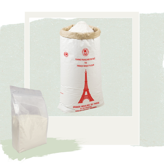 法國巴黎大磨坊T55小麥粉 - 麵包粉 (1公斤) French GMP Flour T55 Bread Flour (1kg)