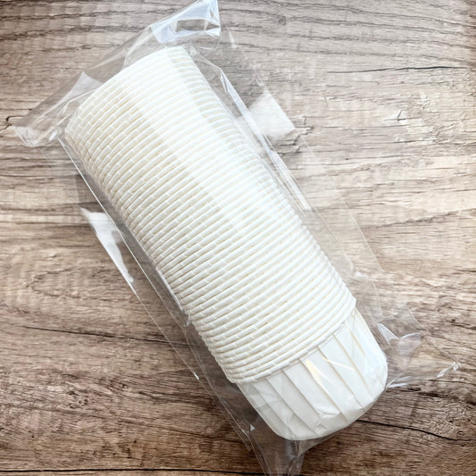 蛋糕紙杯 (白/牛皮紙45-50個) Cupcake Paper Mold (White/Brown) 45-50 pcs