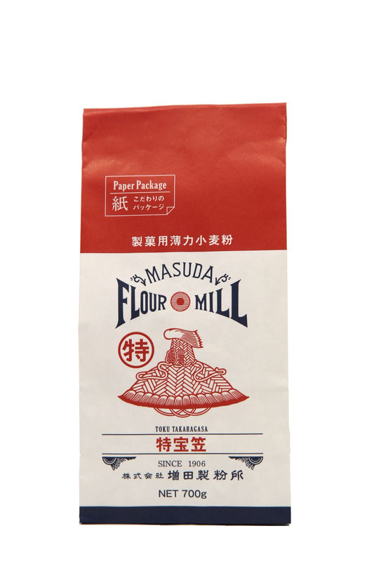 日本增田製粉 特寶笠低筋麵粉 (700克)	Japan Toku Takaragasa Cake Flour (700g)
