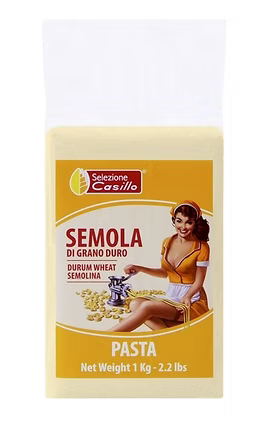 意大利Selezione Casillo特級意大利麵條麵粉/杜蘭麥粉 (1公斤) Selezione Casillo Type Durum Wheat Semolina Pasta Flour (1kg)