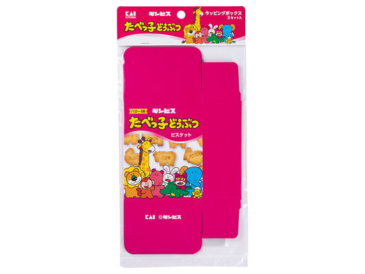 [日本直送] 愉快動物餅包裝盒 - 3個裝	KAI Kitchen "Animal Biscuits" Packaging Box - 3pcs