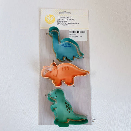 Wilton恐龍曲奇模 (3件裝) Wilton Dinosaur Cookie Cutters (3pcs)