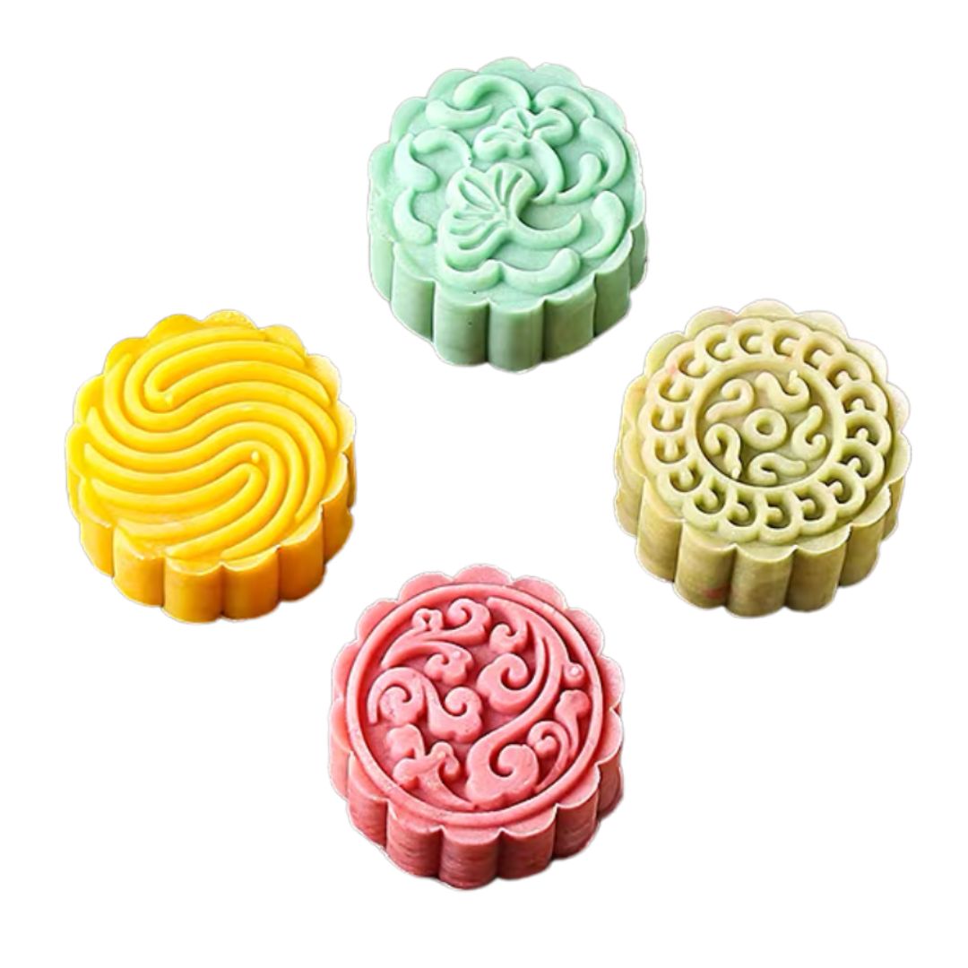 月餅模具 - 雲朵 4片裝 (50克) Mooncake Mold (50g)