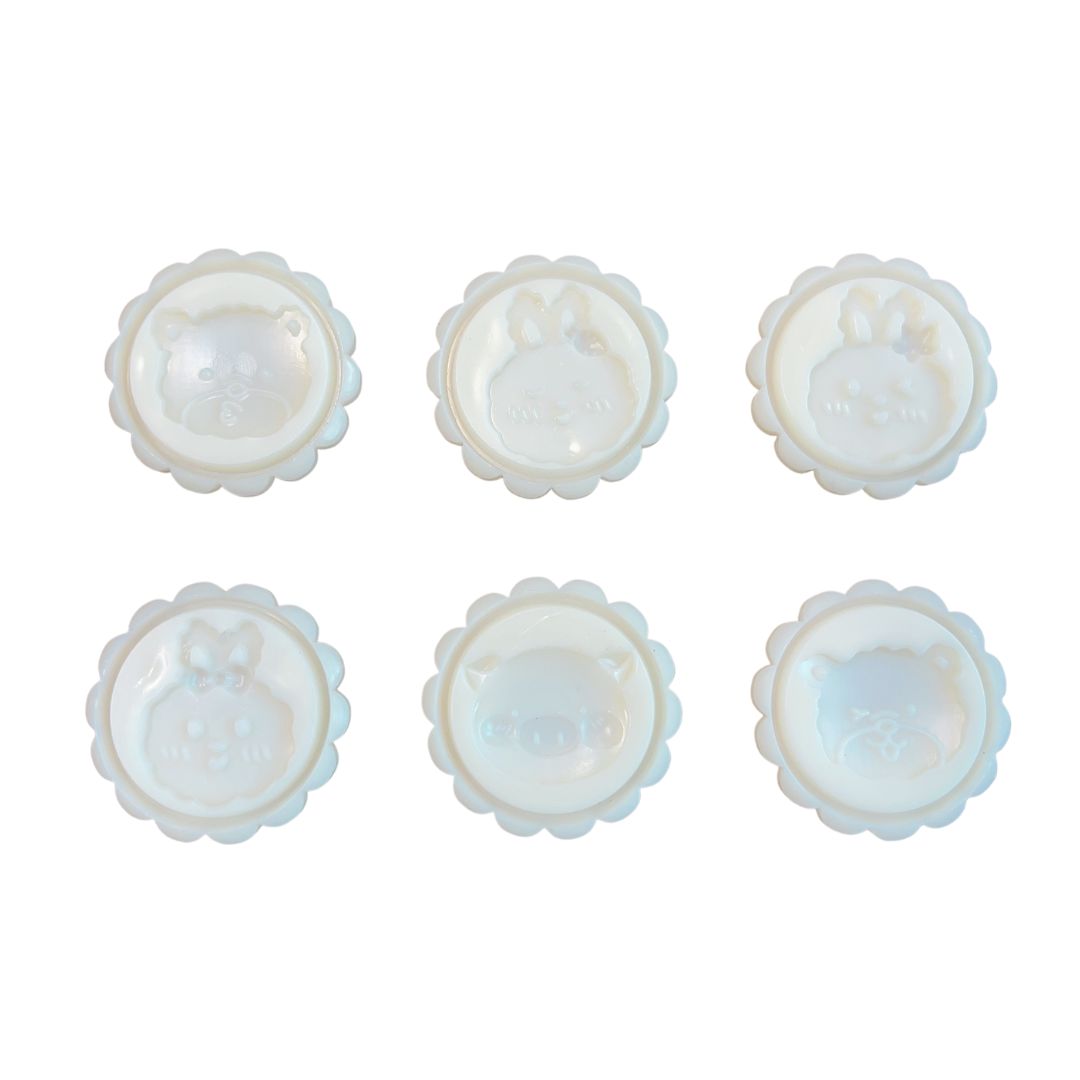月餅模具 - 可愛動物6片裝 (50克) Mooncake Mold (50g)