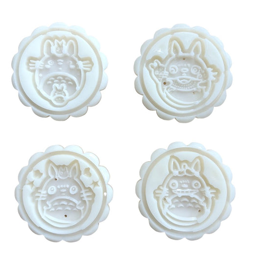 卡通月餅模具 - 龍貓 4片裝 (50克) Mooncake Mold (50g)