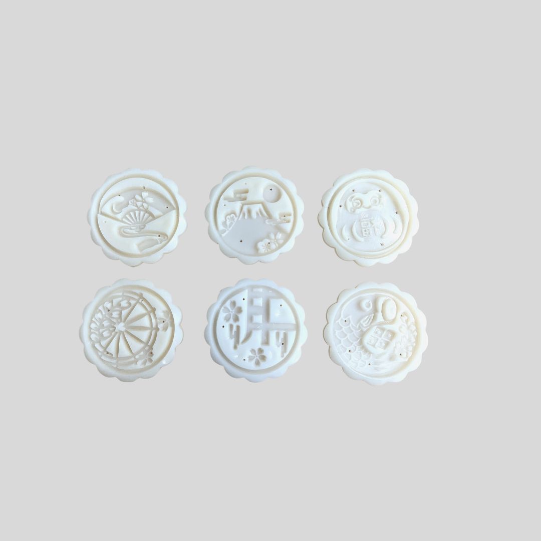 月餅模具 - 和風 6片裝 (63克) Mooncake Mold (63g)