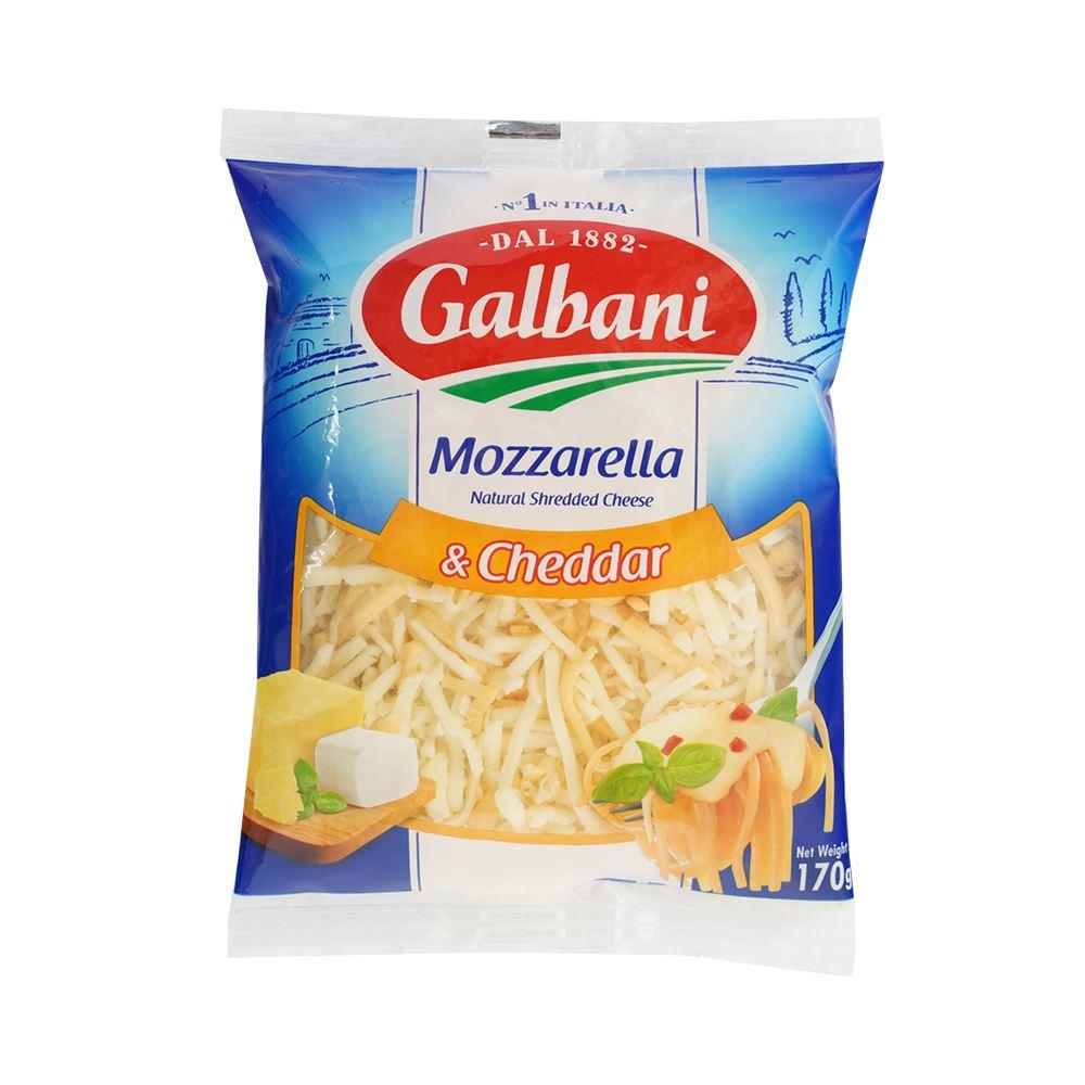 Galbani Mozzarella及車打芝士碎 (170克) Galbani Mozzarella and Cheddar Cheese (170g)