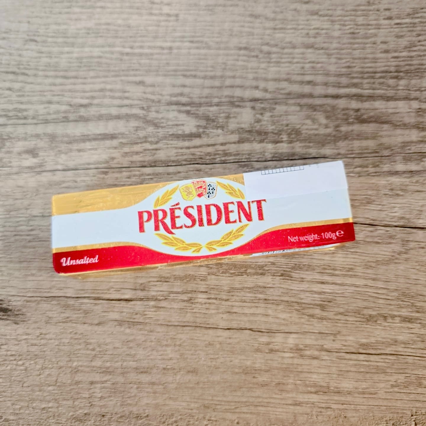 法國總統牌President無鹽牛油 (100克) President Unsalted Butter (100g)