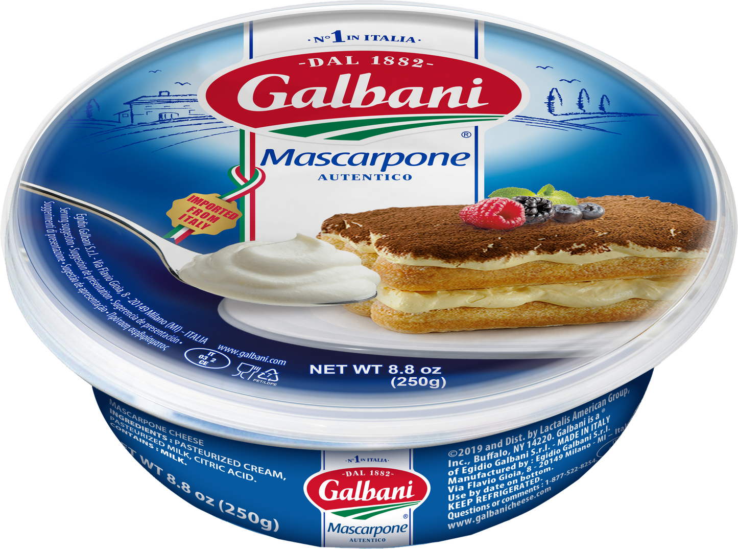 意大利Galbani意大利軟芝士/馬斯卡邦芝士 (250克) Galbani Mascarpone Cheese (250g)