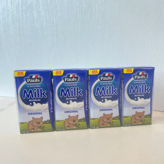 保利迷你原味牛奶飲品 (110毫升x4) Paul's Mini Milk Beverage (110mlx4)