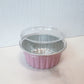 鋁箔布丁杯/慕斯杯 (8cmx高3.5cm) - 15個裝連蓋  Aluminium Pudding/Mousse Pan with Lid (8cmxH3.5cm) - (15-pan Set)