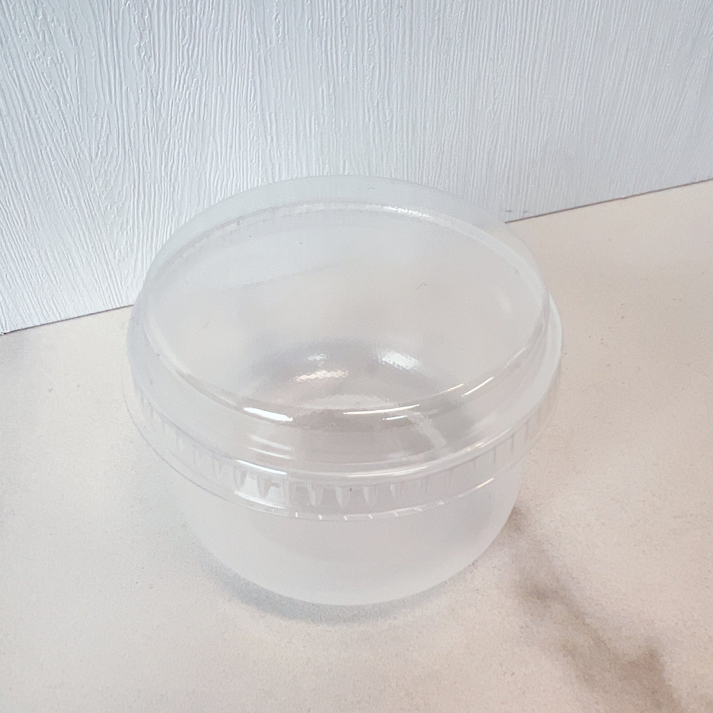 布丁燒杯/布丁杯/果凍杯/慕斯杯連蓋 (130ml 上直徑約6.9cm) - 10套  Plastic Pudding Cups (130ml 6.9cm) with Lid- 10 Sets