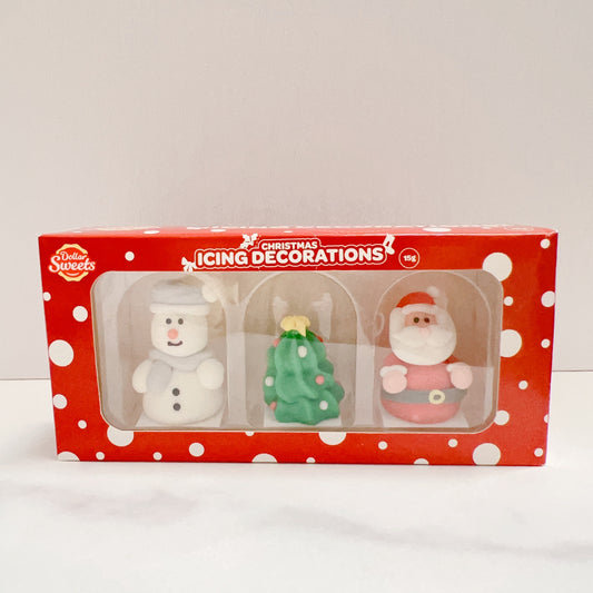 聖誕糖裝飾公仔(3個) Christmas Icing Decorations (3 pcs)