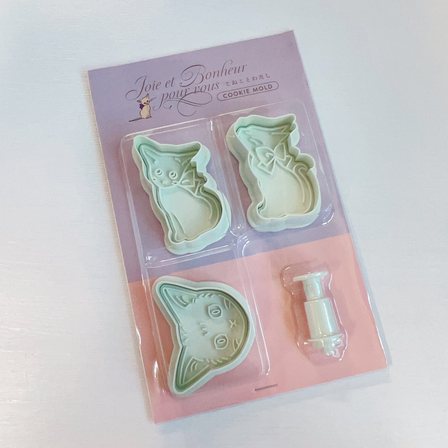 [日本直送] COTTA 卡通曲奇模具套裝 (貓貓3件) COTTA Cookie Mold (3 Kittens)