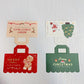 聖誕包裝袋卡頭連白色包裝袋 (10套) Christmas Bag Decoration (10 sets)