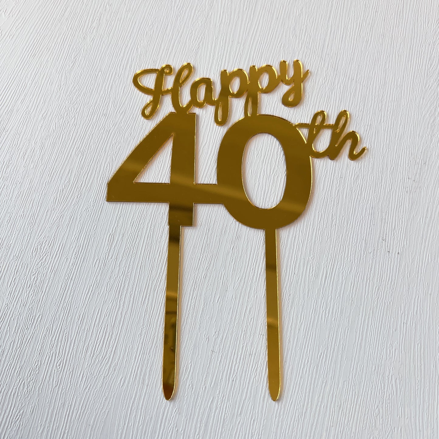 蛋糕祝福插牌 (AA to AI-年歲) Cake Topper (AA to AI-Age)