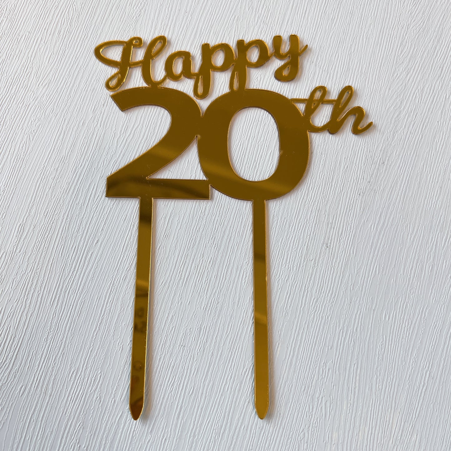 蛋糕祝福插牌 (AA to AI-年歲) Cake Topper (AA to AI-Age)