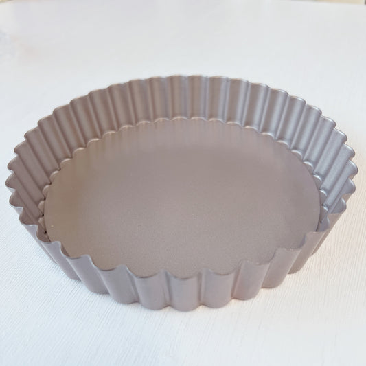 Chefmade活底圓形花邊批模/撻模 (直徑7吋 高約3cm) Chefmade Removable Round Tart Mould (7" x H 3cm)