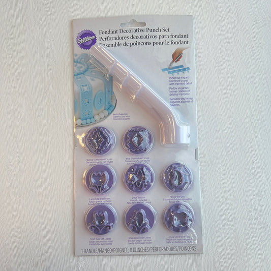 WILTON翻糖工具 - 翻糖印花模 8件裝 WILTON Fondant Decorative Punch Set - 8pcs