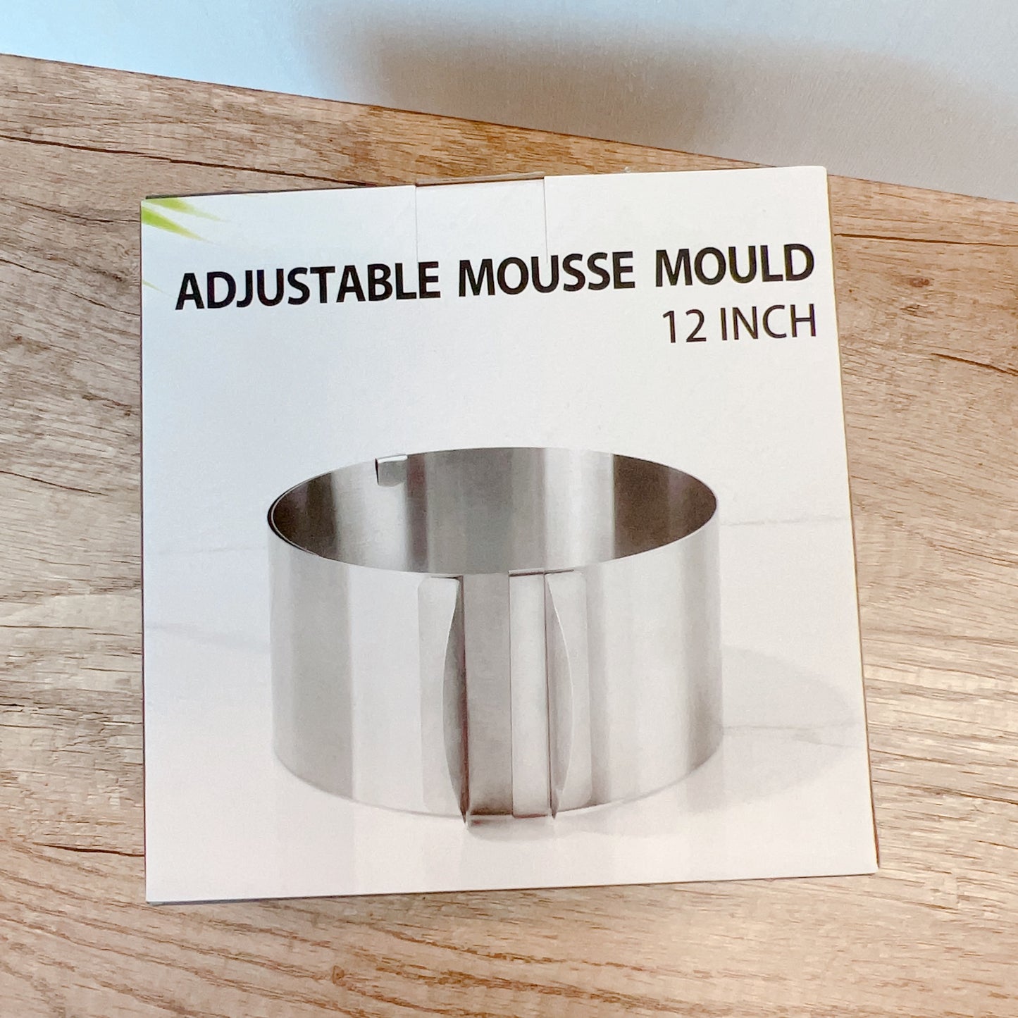 可伸縮調節慕斯圈 (16-30cm / 約6"-12")  Adjustable Mousse Ring (16-30cm / ~6"-12")