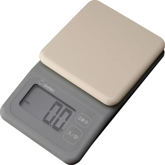 日本Dretec廚房電子磅 KS-726 - 最多2000克 單位0.1克 (原裝行貨) DRETEC Digital Kitchen Scale KS-726 (0.1g-2kg) (Authorized Goods)