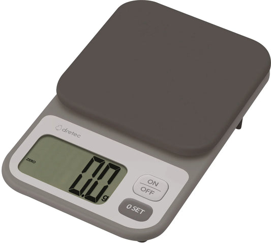 日本Dretec廚房電子磅 KS-740 - 最多2000克 單位0.1克 (原裝行貨) DRETEC Digital Kitchen Scale KS-740 (0.1g-2kg) (Authorized Goods)