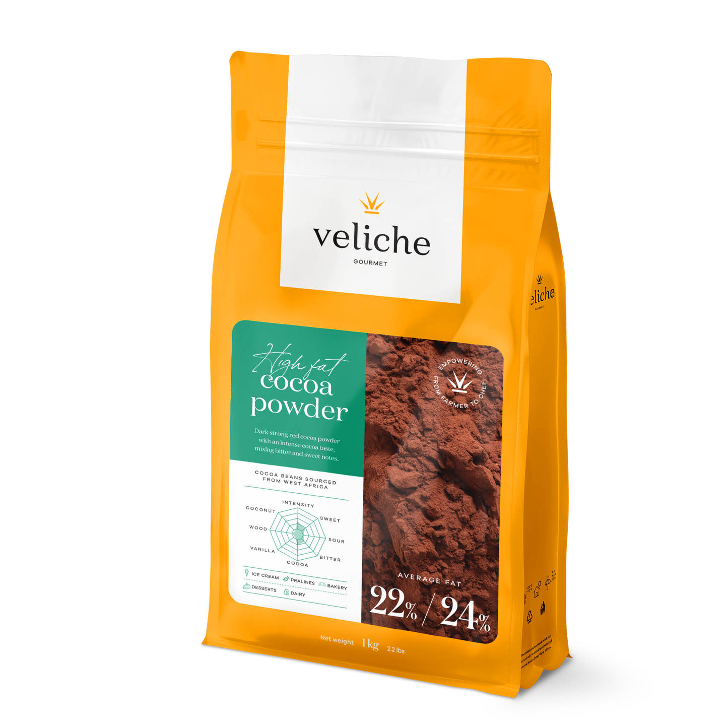 比利時Veliche可可粉  (1公斤) Belgium Veliche Cocoa Powder (1kg)