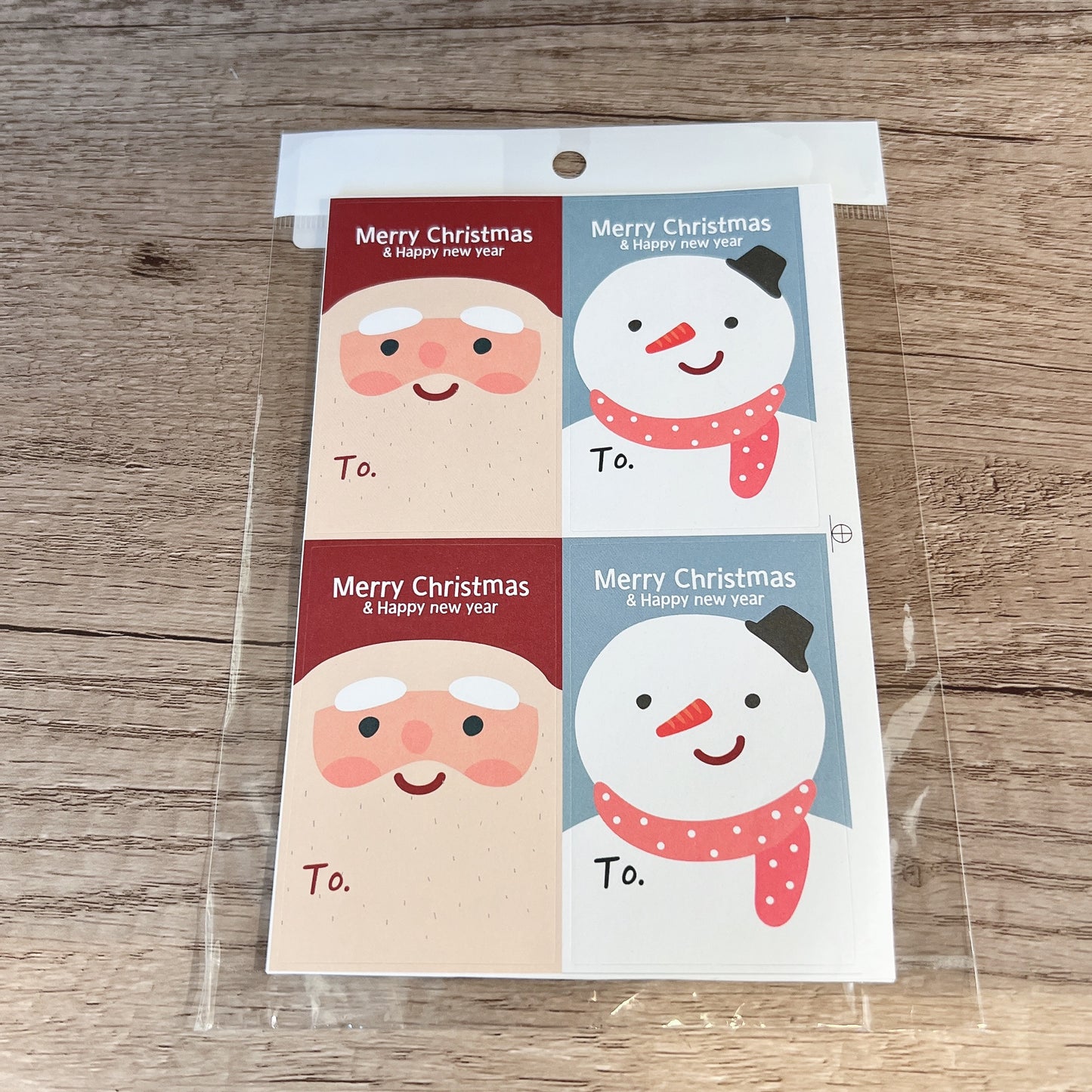 包裝貼紙 - 聖誕系列 (5張) A Stickers - X'mas A (5 pcs)