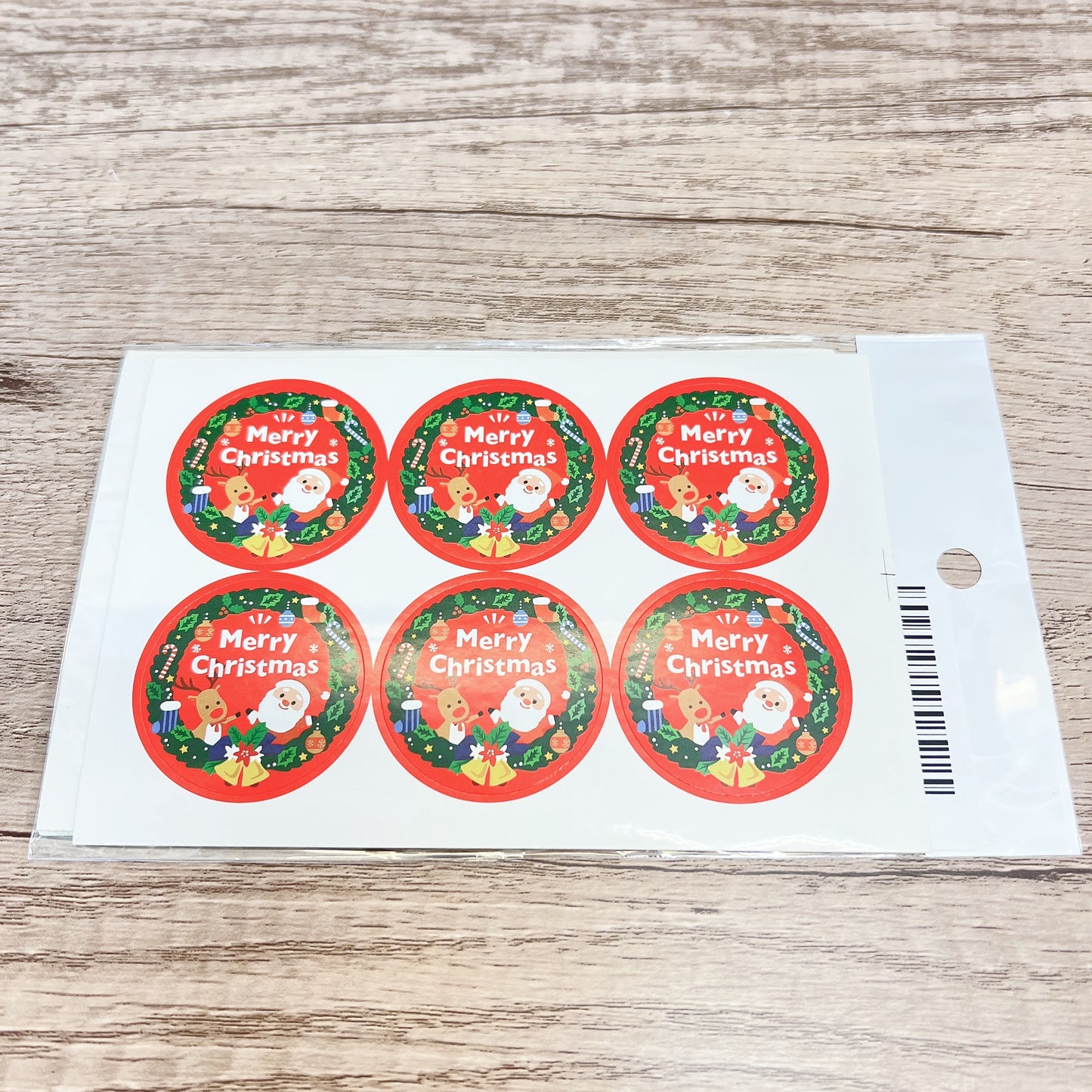 包裝貼紙 - 聖誕系列 (5張) D Stickers - X'mas D (5 pcs)