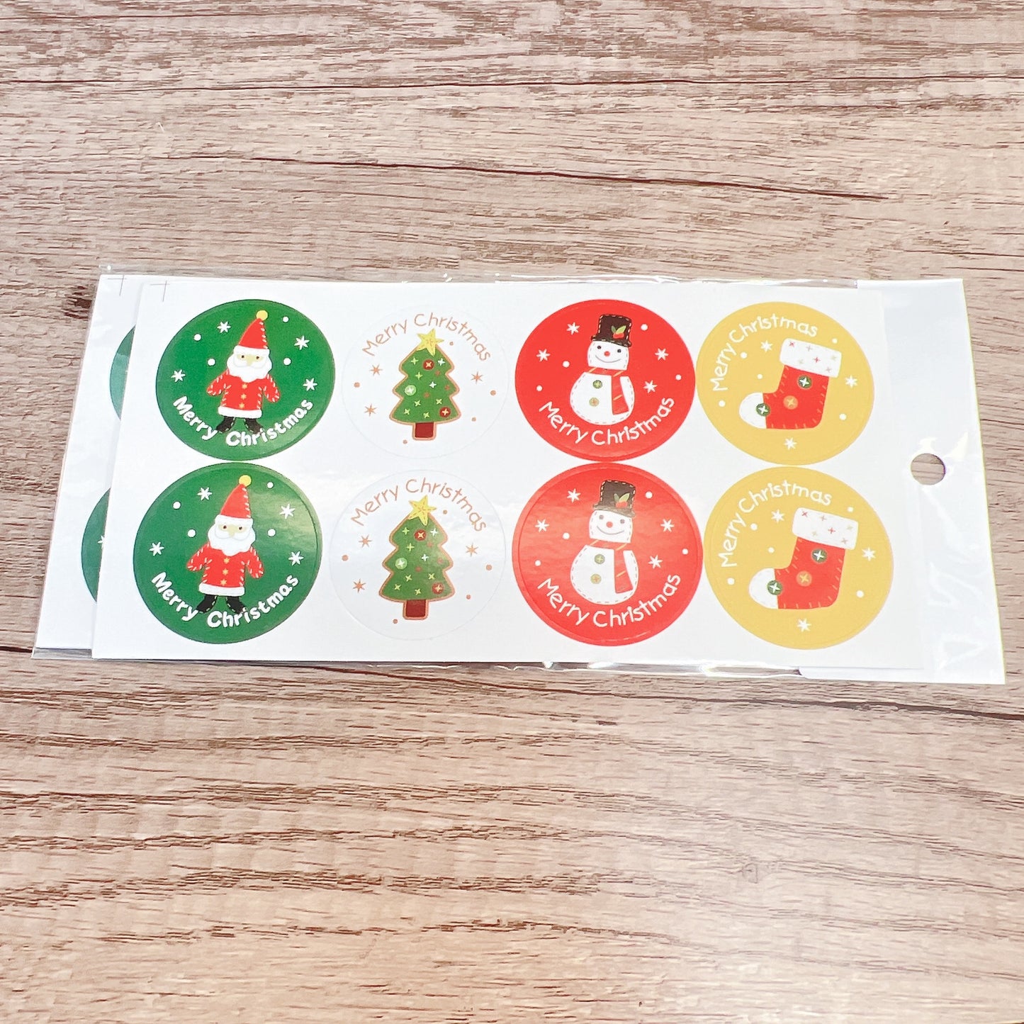 包裝貼紙 - 聖誕系列 (5張) D Stickers - X'mas D (5 pcs)