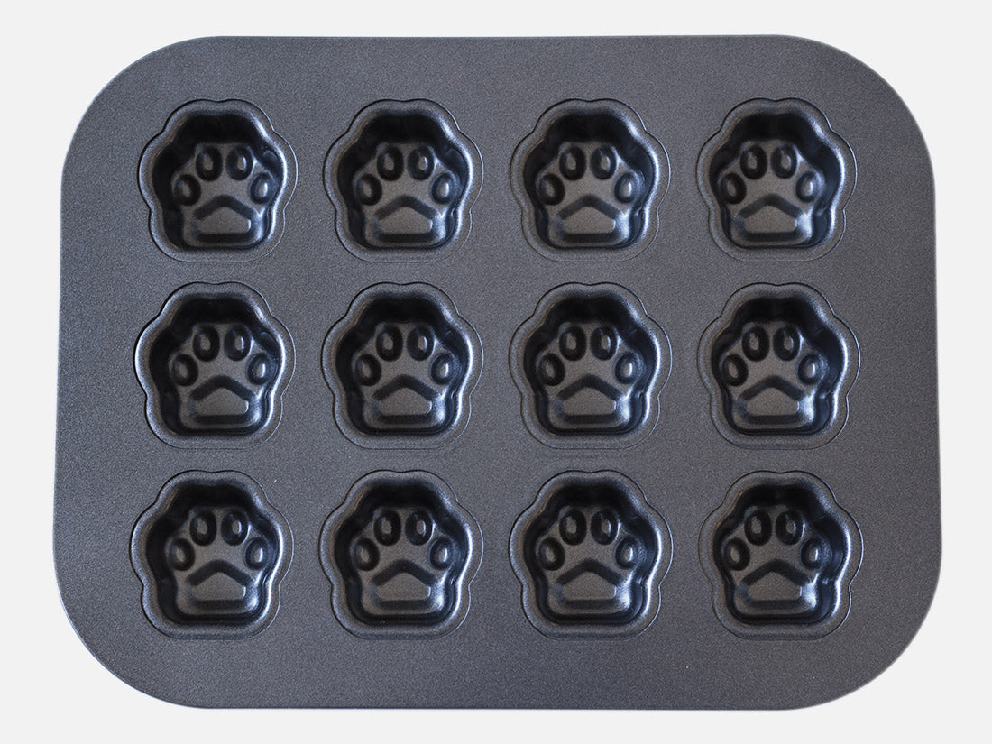 日本直送COTTA動物肉球/腳掌 12連小蛋糕模 (26×20cm) COTTA Cake Mold - Paw (26x20cm)