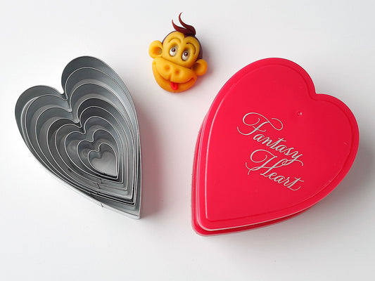 [日本直送] 小山進シェフ監修心形曲奇模具套裝 (8個裝) PATISSIER eS KOYAMA Cookies Molds - Heart (8pcs)