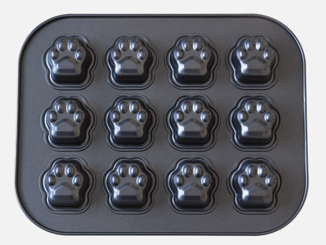 日本直送COTTA動物肉球/腳掌 12連小蛋糕模 (26×20cm) COTTA Cake Mold - Paw (26x20cm)