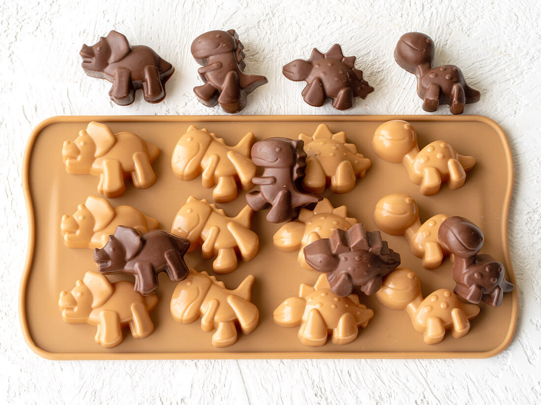 日本直送COTTA恐龍朱古力矽膠模 COTTA Silicone Chocolate Mold - Dinosaurs