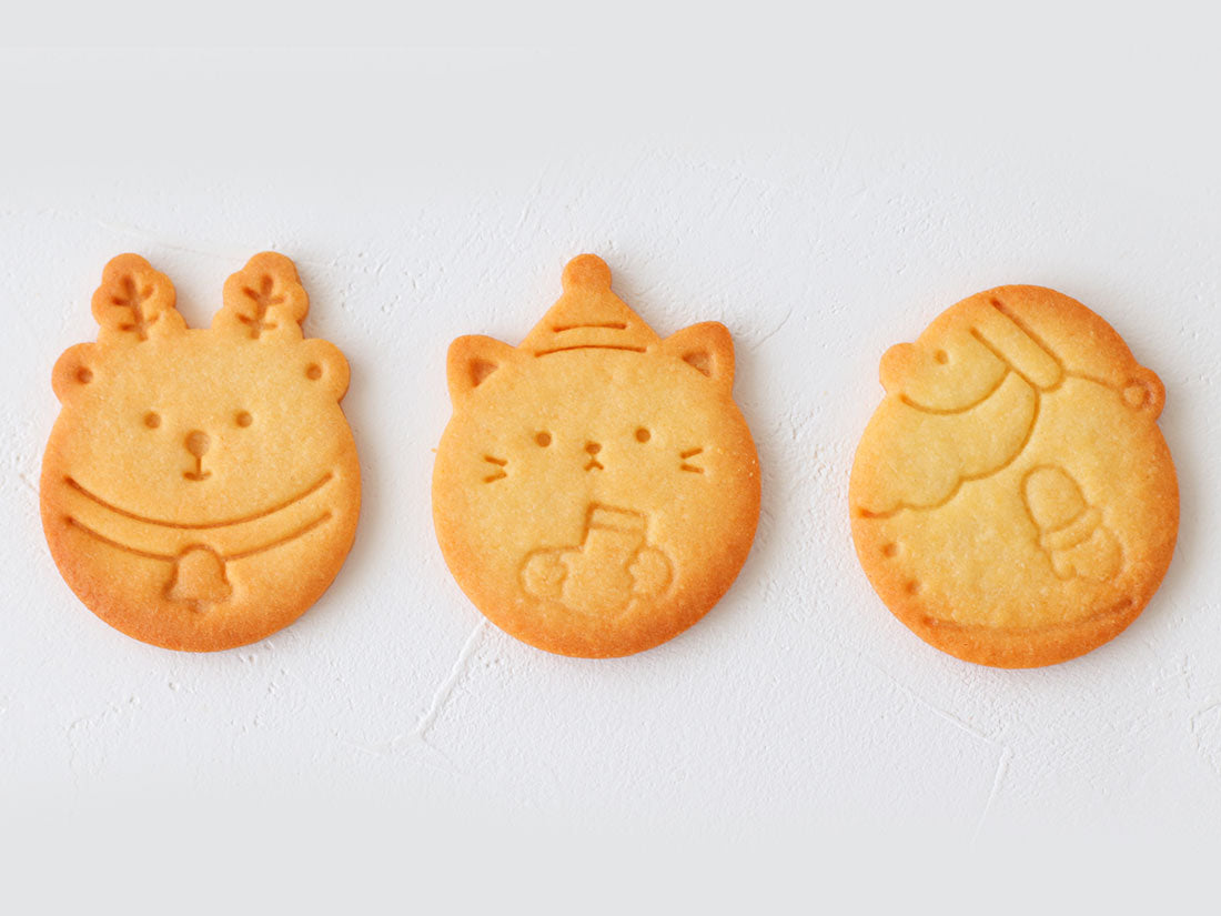 日本直送COTTA 卡通按壓式曲奇模具套裝 (聖誕節3件) COTTA Cookie Mold (Christmas 3pcs)