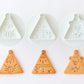 日本直送COTTA 卡通按壓式曲奇模具套裝 (聖誕節3件) COTTA Cookie Mold (Christmas 3pcs)