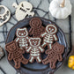 日本直送COTTA 卡通按壓式曲奇模具套裝 (萬聖節骷髏骨3件) COTTA Cookie Mold (Halloween)