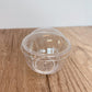 布丁杯/慕斯杯 (上直徑7.5x下直徑4.5x高5cm) 連蓋子 - 10套  Plastic Pudding Cups (7.5x4.5x5cm) with Lid - 10 Sets