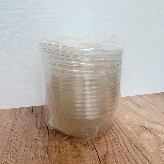 布丁杯/果凍杯/慕斯杯連蓋 (230ml 上直徑約12cm) - 10套  Plastic Pudding Cups (230ml 12cm) - 10 Sets