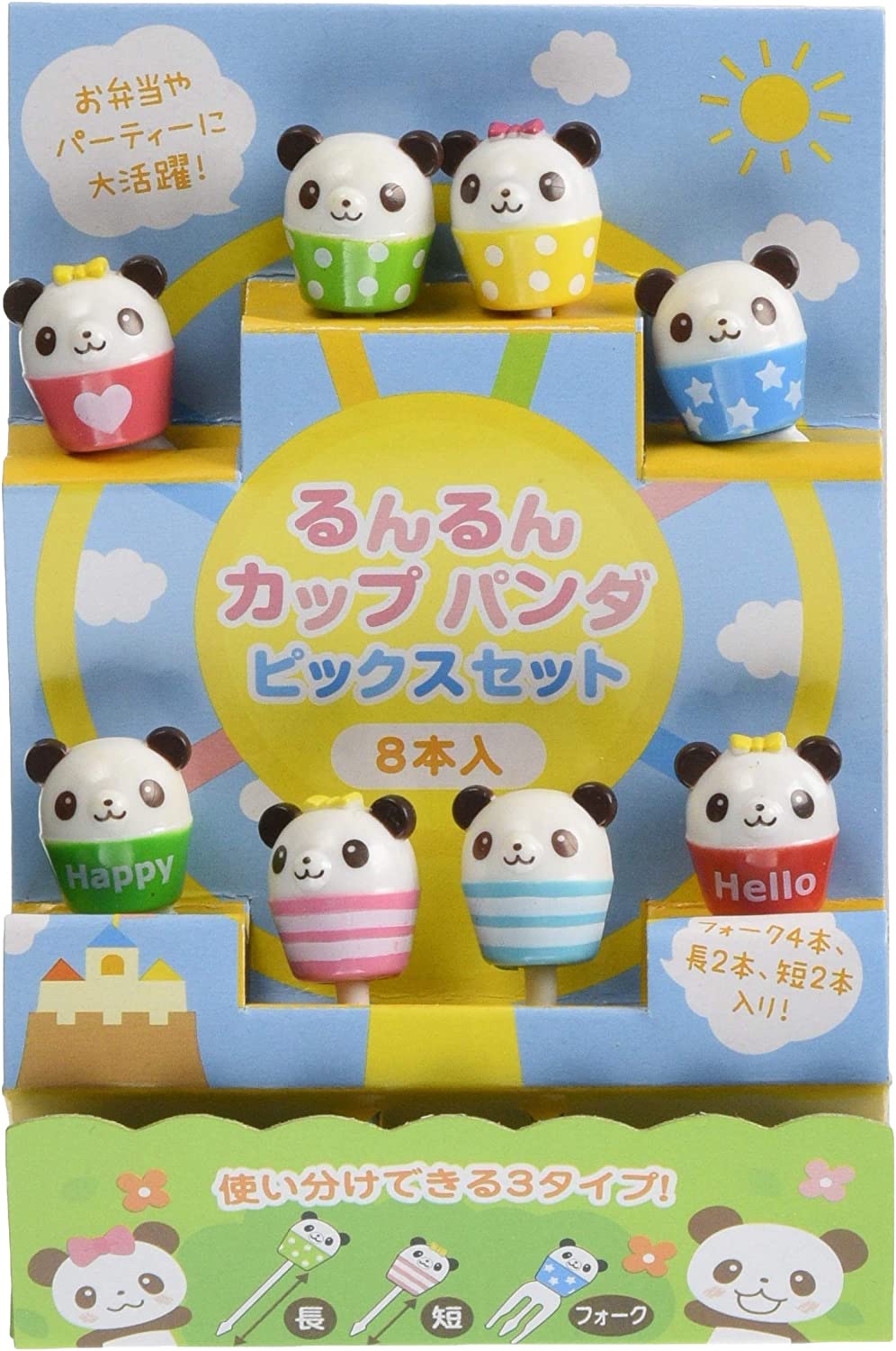 日本直送Torune便當叉/食物籤 - 熊貓 Torune Bento Pick/Decoration - Panda