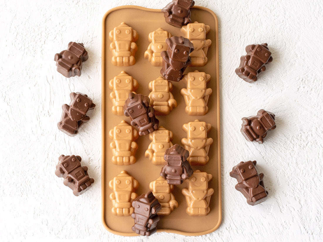 日本直送COTTA機械人朱古力矽膠模 COTTA Chocolate Silicone Mould - Robots