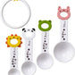 日本直送Torune動物膠量匙 (4件裝) Japan Plastic Measuring Spoons - Animals (4 pcs)