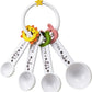 日本直送Torune動物膠量匙 (4件裝) Japan Plastic Measuring Spoons - Animals (4 pcs)