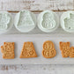 日本直送COTTA 卡通按壓式曲奇模具套裝 (和風4件) COTTA Cookie Mold (Japanese Style)