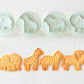 日本直送COTTA 卡通按壓式曲奇模具套裝 (動物園4件) COTTA Cookie Mold (Zoo)