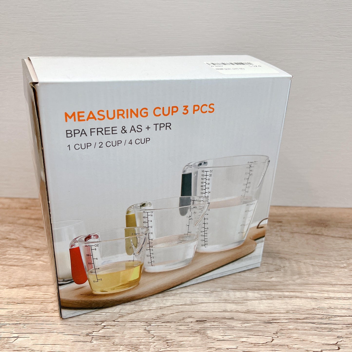 塑膠量杯 (3件裝)  Plastic Measuring Cups (3 pcs)